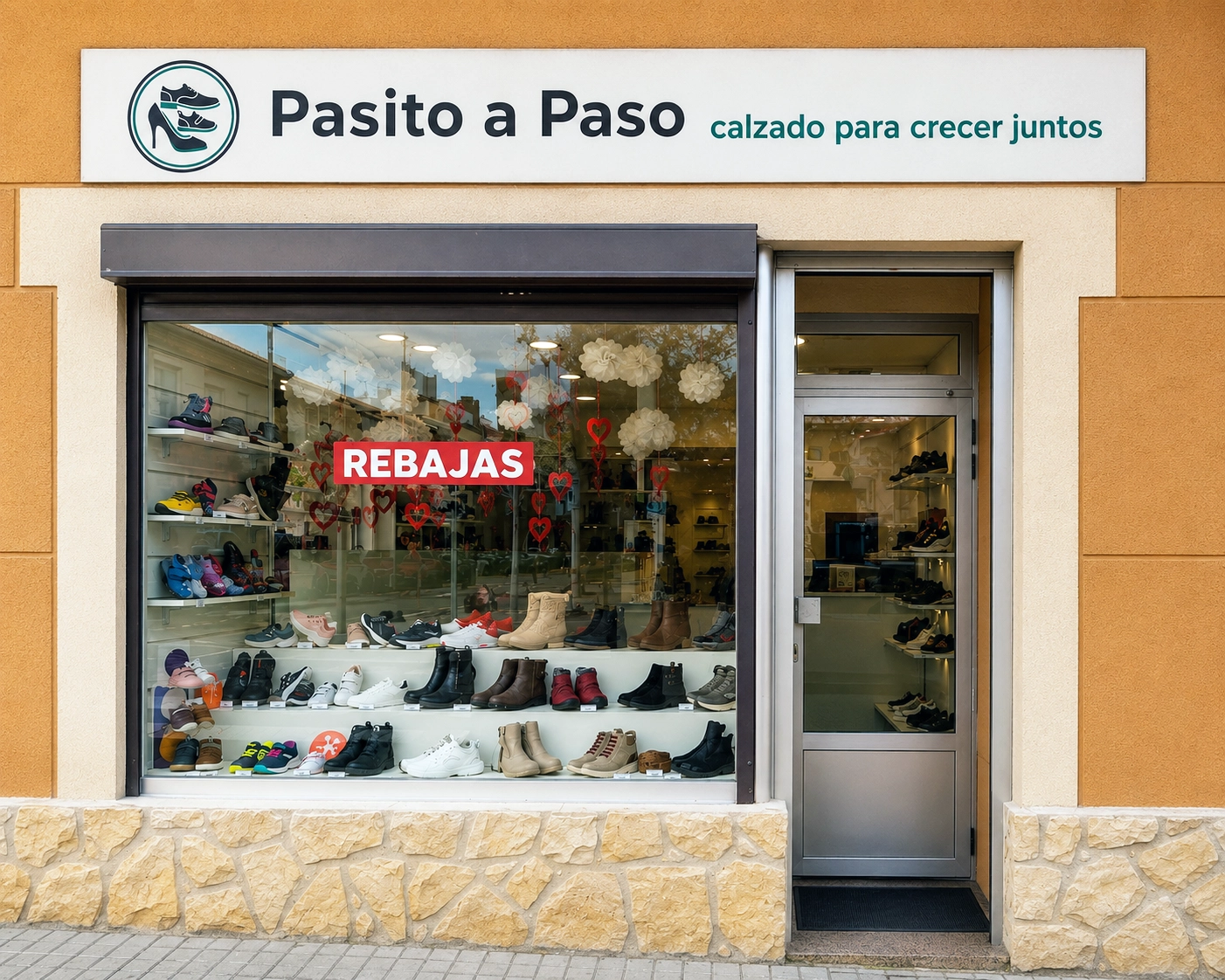 Fachada de Pasito a Paso en Tudela de Duero